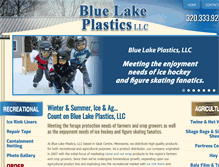 Tablet Screenshot of bluelakeplastics.com